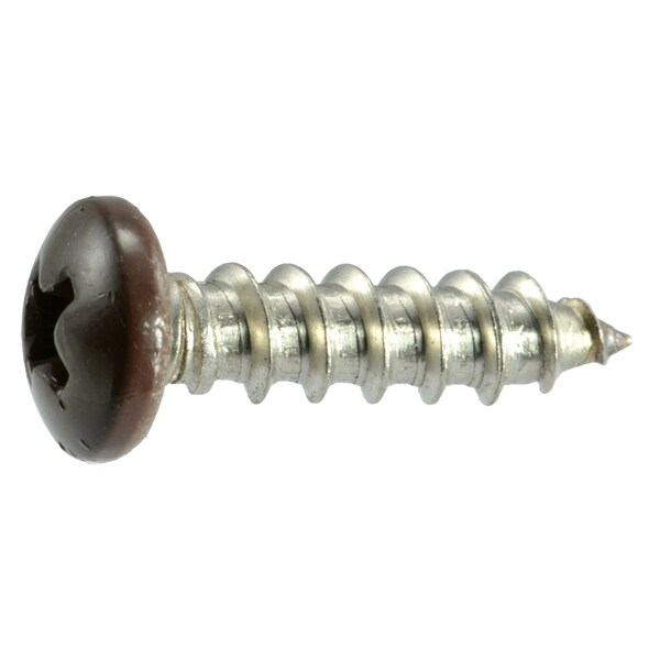 Midwest Fastener Sheet Metal Screw, #10 x 3/4 in, Painted 18-8 Stainless Steel Pan Head Phillips Drive, 100 PK 09116 - main